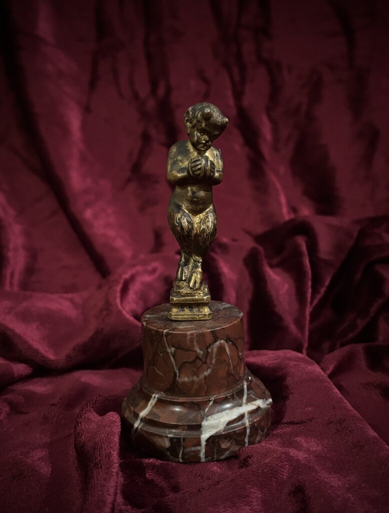 Faune en bronze doré